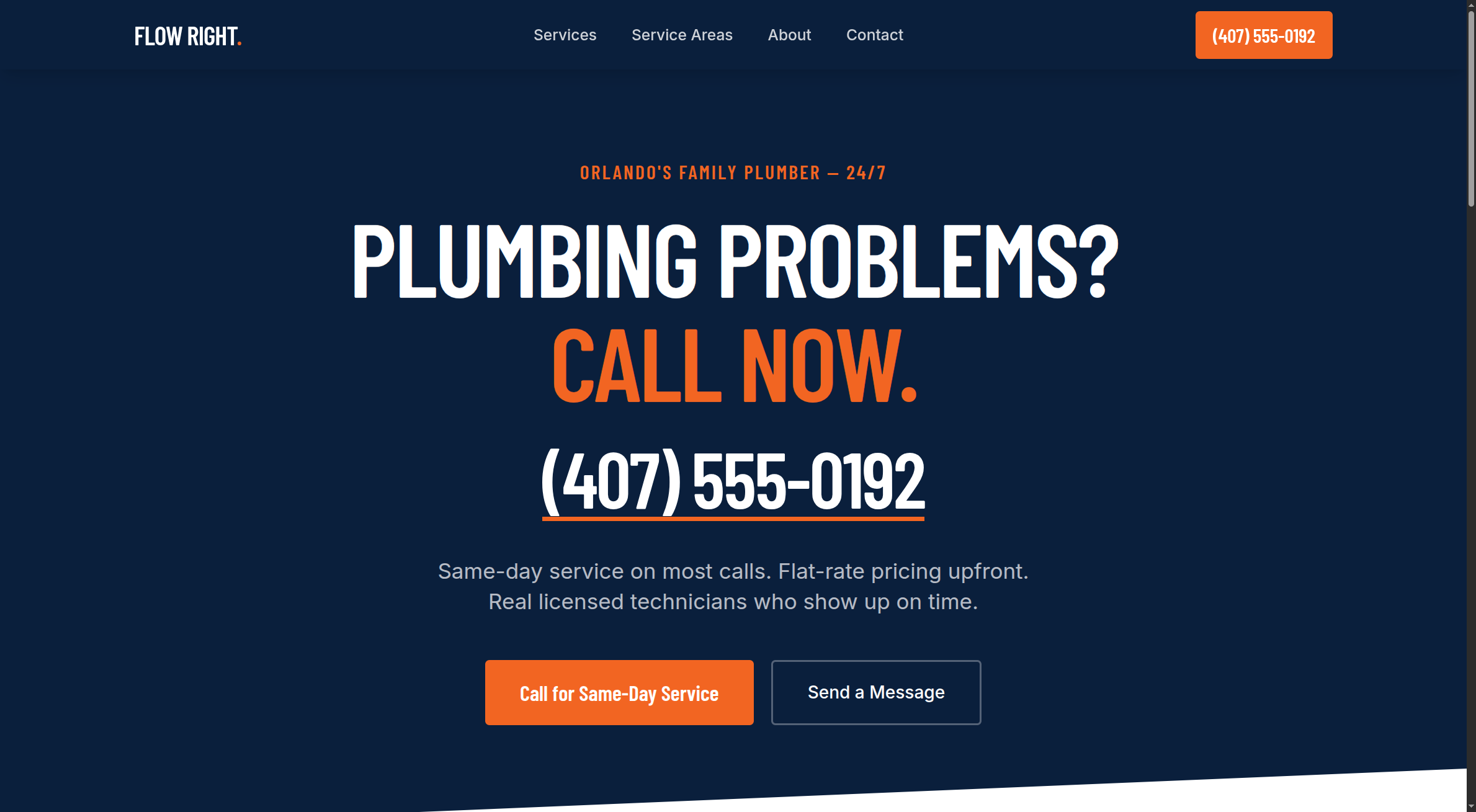 Flow Right Plumbing — screenshot 1