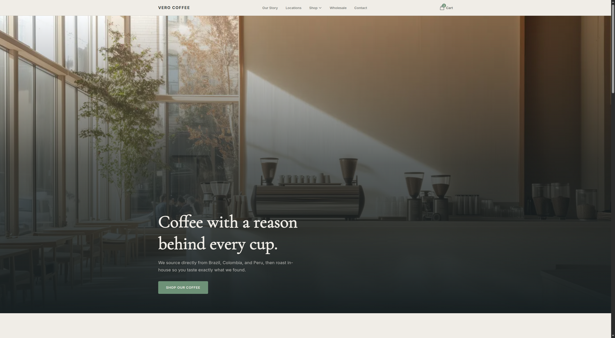 Vero Coffee — screenshot 1